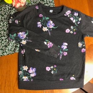 Old Navy Floral Sweatshirt